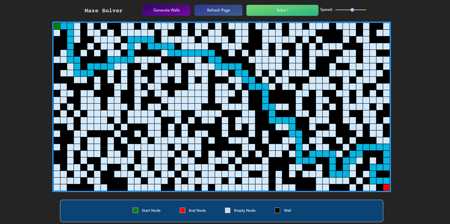 Maze Solver demo